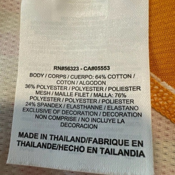 Nike Dri Fit V NECK running Racerback Tank Top Shirt Pink Orange Women’s Small - Picture 9 of 9